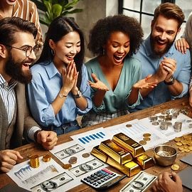 Harga Emas Naik Pada Hari Kamis Setelah Menkeu AS Ingnkan Pemangkasan Suku Bunga 50bp